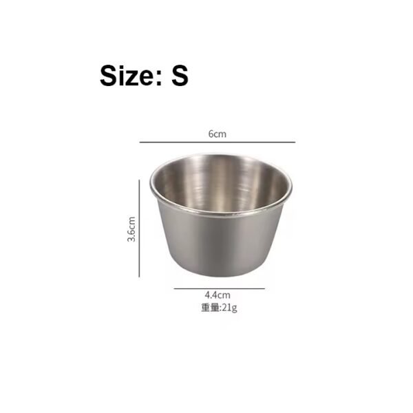 Food Grade Stainless Steel Sauce Cup