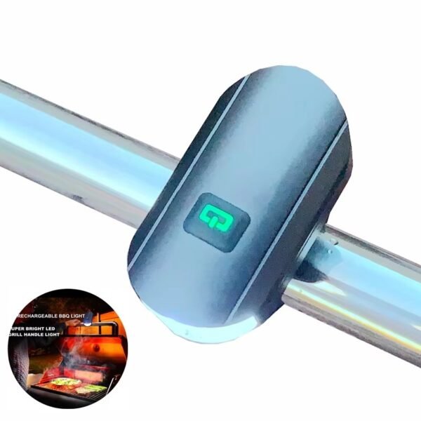 LED Grill Handle Light for BBQ Type-C Rechargeable Adjustable Easily Stall LED Barbecue Torch Light for Outdoor Grilling