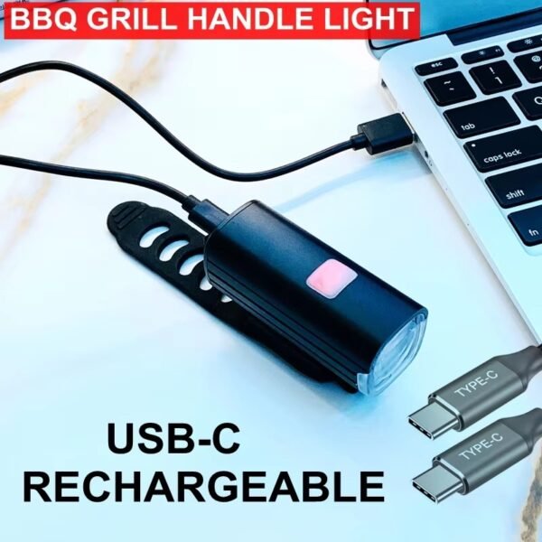 Ultra Bright LED BBQ Accessories for Grill Handle Light USB Rechargeable Barbecue Torch Light Water Resistant Outdoor Grilling