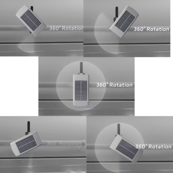 Outdoor USB-C Solar Charging Grill Handle Light with Tilt Sensor,Automatic On/Off BBQ Light with 360 Rotatable Mounting Bracket