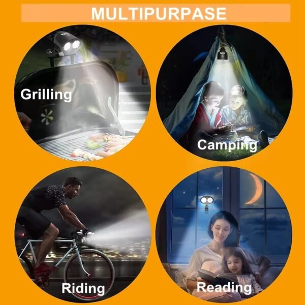 imgi_317_H02350211703d4f66be107137b6693f3a3 Outdoor 360 Degree Rotatable LED BBQ Light with 10 Ultra Bright LEDs,BBQ Grill Accessories with Sturdy Clamp Fits Most Handle