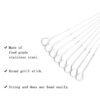 Wholesale Metal BBQ Skewers Kabob Metal Skewers Sticks for Outdoor Grill