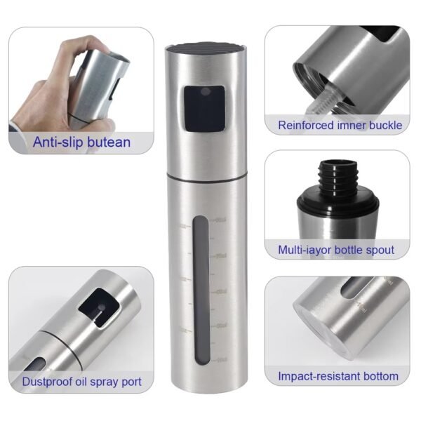 100ml Stainless Steel Spray Oil Spray Bottle