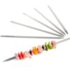 Stainless Steel Skewers Metal bbq Grilled Barbecue Kabob Skewers