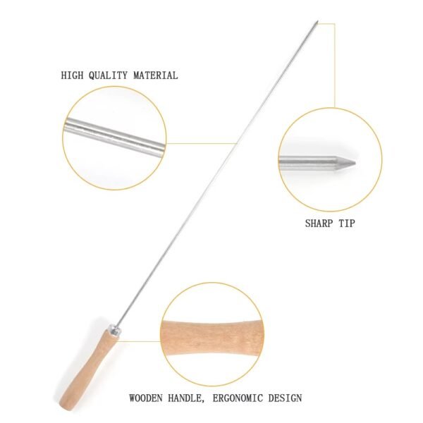 imgi_424_H1dc569c9198443d2b08dacba3ca61879H Custom Portable Stainless Steel Barbecue Skewer Grill Kebab Bbq Skewers Set With Wood Handle