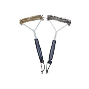 imgi_424_Hf114fcfc2905445db98bb73ae229865bJ Stainless Steel Triangle Metal Copper Wire Bbq Cleaning Grill Brush