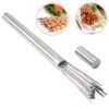 304 Stainless Steel Long Flat Metal Barbecue Skewers Kebab