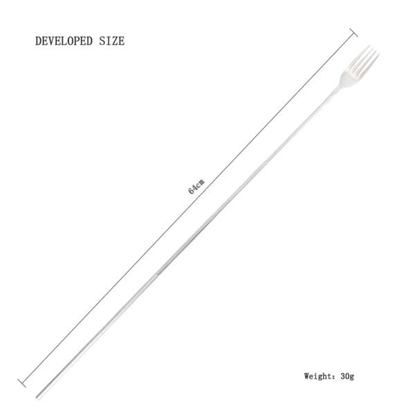 Stainless Steel Barbecue Multi extra Large Grill Long Fork Extendable Fork