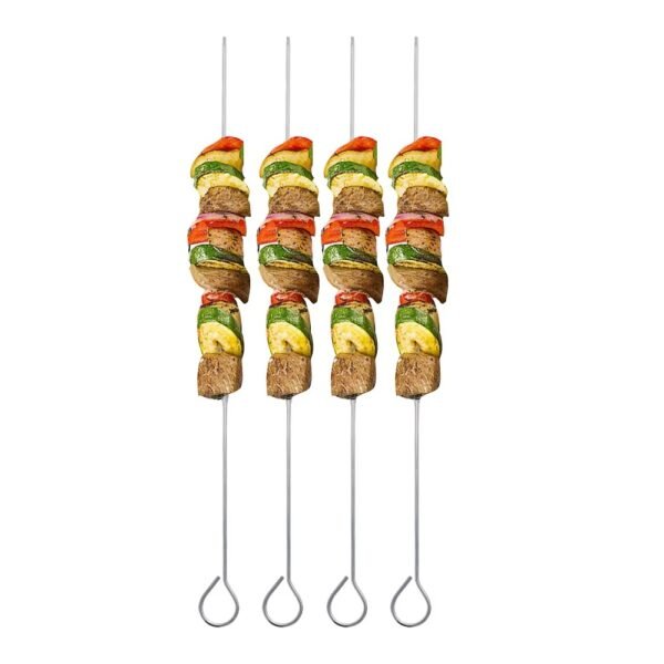 Wholesale Metal Stainless Steel Kabab Stick BBQ Skewers Kebab Skewers