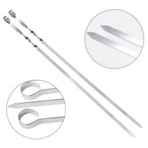 Stainless Steel Grill Bbq Skewers Stick Kabab Cyprus Grill Skewers