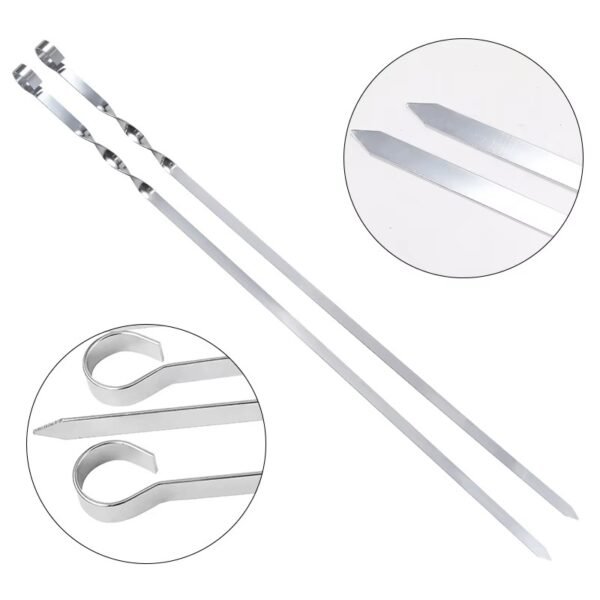 imgi_425_Hedd797bddeac4660b8c58faeee297fd1G Stainless Steel Grill Bbq Skewers Stick Kabab Cyprus Grill Skewers
