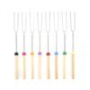 Hot Dog Barbecue Fork Campfire Skewers Telescopic Marshmallow Roasting Stick Extendable
