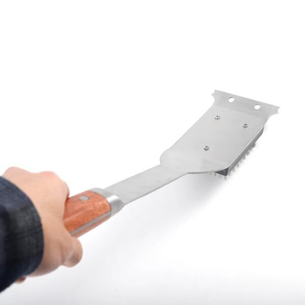 Stainless Steel Barbecue BBQ Grill Cleaning Brush and Scraper for Outdoor Grill