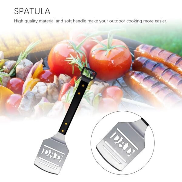 BBQ Accessories Wooden Handle Barbecue Bbq Spatula with Bottle Opener