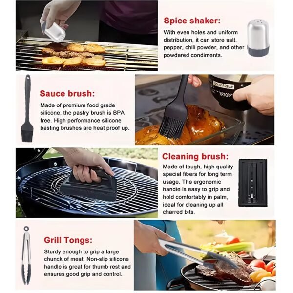 BBQ Grill Flat Top Turner with Spatulas Scraper