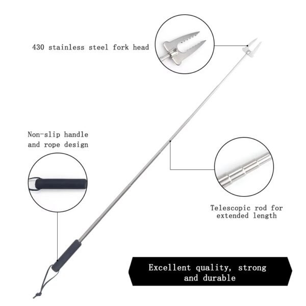 imgi_427_H927e6ca2d40c45179ea9f8d8b2ab6db5Z Telescopic BBQ Fork Marshmallow Roasting Sticks Barbecue Fork for Camping