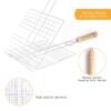 imgi_427_Hb9052c180f1d463aa26fcf728f1b8a8b0 Non-stick Grill Net Basket with Wooden Handle Bbq Wire Mesh Bbq Netting