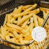 Non-stick Grilling Bbq Grill Net Rectangle French Fries Basket With Handle