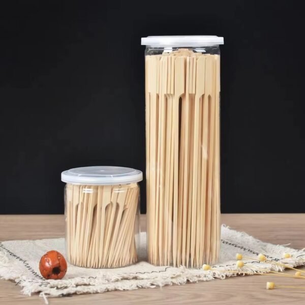Bamboo Paddle Picks Skewers Sticks Paddle Wood Cocktail Wooden Picks for Food