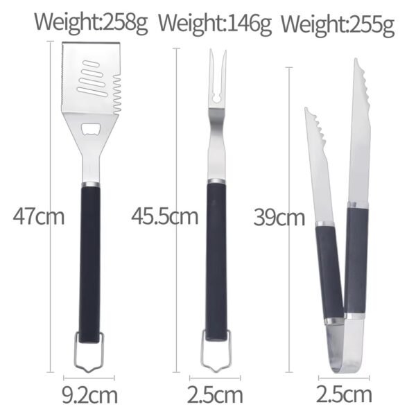 imgi_428_H2fbbb902aaa64374a2d19bd2c0b8a122h BBQ Tools Set With pp Handle