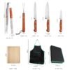 Grill Tools Bag Set with Cutting Board Knife