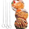 imgi_428_H972efe18b0db47e690aa6b4cf6c4b296Z Barbecue Grill Bbq Skewer Stainless Steel Metal Kabob
