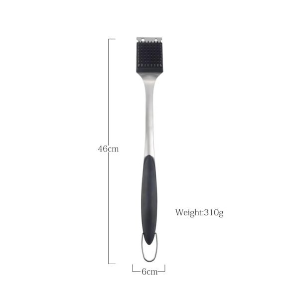 2 in 1 Barbecue Stainless Steel Cleaning Bbq Grill Brush and Scraper