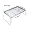 Simple Sliver Foldable Portable Charcoal Barbecue Bbq Grills for Outdoor Camping