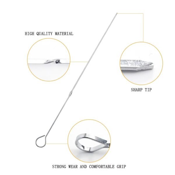 Wholesale Metal Stainless Steel Kabab Stick BBQ Skewers Kebab Skewers