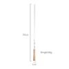 6 PCS Portable Barbecue Skewers Stainless Steel Wooden