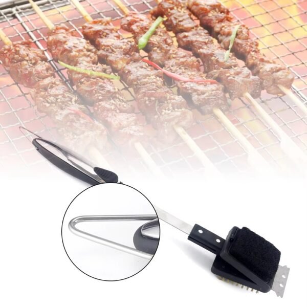 imgi_431_H3e905ef4ea6446e098e88bca53c616996 Stainless Steel Barbecue BBQ Grill Cleaning Brush and Scraper for Outdoor Grill