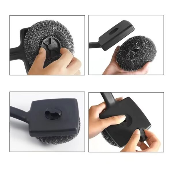 Stainless Steel Bbq Grill Cleaning Grill Brush Bristle Free With Replaceable Brush Heads