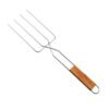 imgi_432_H0a4e882c5b964236806e218b978d2b64J Non-stick BBQ Stainless Steel Three-pronged Grill Fork Barbecue Fork Skewers