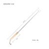 Telescopic Campfire Bbq Marshmallow Roasting Stick Barbecue Fork with Wooden Handle