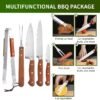 Grill Tools Bag Set with Cutting Board Knife