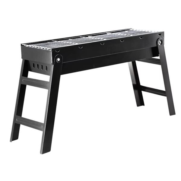 imgi_433_H1ea2e4307f4c488597441a01cbbf3fa65 Rectangular Foldable Portable Iron Barbeque Grill Outdoor Charcoal