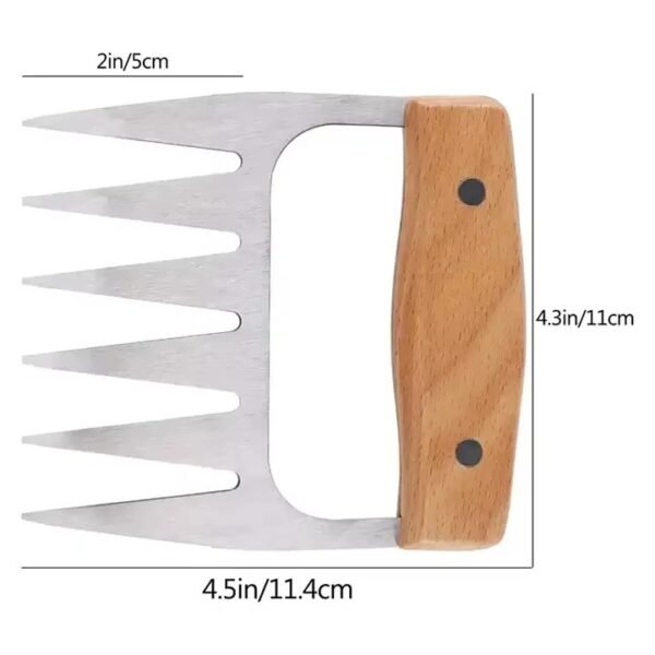 Metal Bear Meat Shredder Claws Stainless Steel Meat Forks