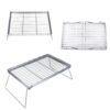 Simple Sliver Foldable Portable Charcoal Barbecue Bbq Grills for Outdoor Camping
