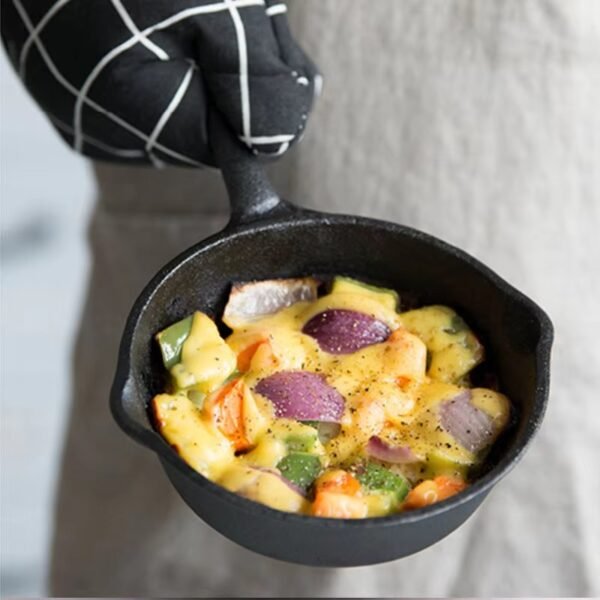 Bbq 14-26cm Nonstick Frying Grill Pan Carbon Steak Cast Iron Skillet Non Stick Frying Pan