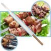 imgi_433_Hf45fff7378114661a7da34e03bbe7f90J Steel Skewer Flat Kabab Skewers with Wood Handle