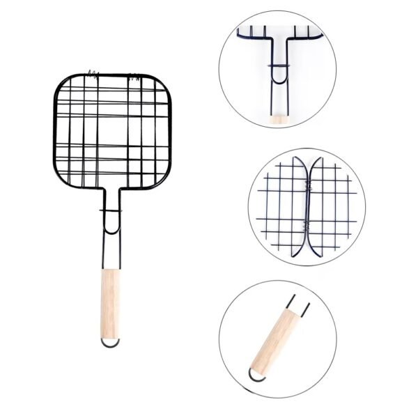 imgi_434_H056c6ede90244912b5b4e764664e3a3dC Non Stick BBQ Tools Stainless Steel Folding Barbecue