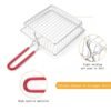 imgi_434_H90ee385646bf4fff83da72e5a29ac3b6Q Non-stick Grilling Bbq Grill Net square French Fries Basket with Handle