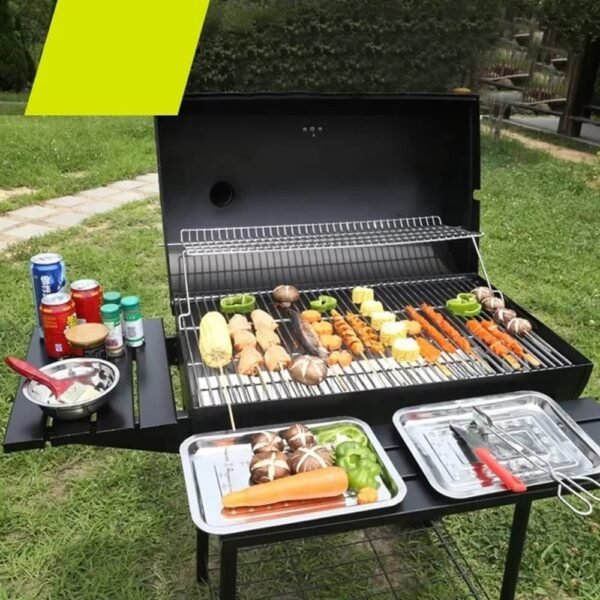 Trolley Square Portable Bbq Charcoal Grill Barbecue Gas Bbq Grills Outdoor Charcoal