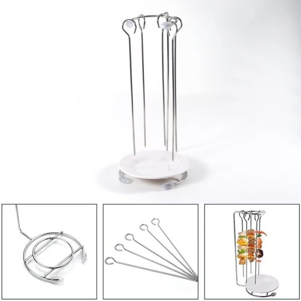 imgi_435_H384f5bef74f44bbba8c14f8b5ce4bb12k BBQ Hanging Kebab Vertical Skewer Stand Barbecue