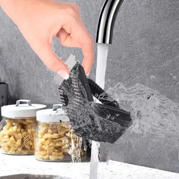 3 in 1 Stainless Steel Bbq Cleaning Wire Grill Brush and Scraper with Reusable Sponge