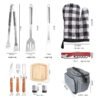 Grilling Tool Set With Insulated Cooler Bag
