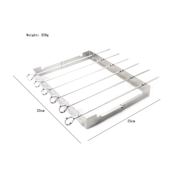 imgi_437_Ha874debf07df4b518a32ea26c037739aO Grill Skewers Shish Kabob Set with Foldable Large Grill Rack