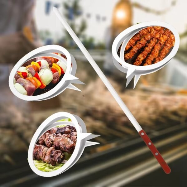 imgi_437_Hbddcd58d6c074fd5a16c4aad9a4c5041D Stainless Steel Flat Turkish Kabab Skewers with Wood Handle
