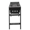 imgi_437_He98a04e2e1a34e11add1d4f01f69d3deb Rectangular Foldable Portable Iron Barbeque Grill Outdoor Charcoal