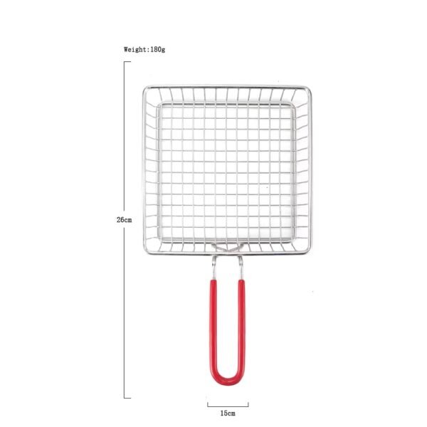 imgi_438_H2985190b68f34365a92692906e1a1aa5u Non-stick Grilling Bbq Grill Net square French Fries Basket with Handle